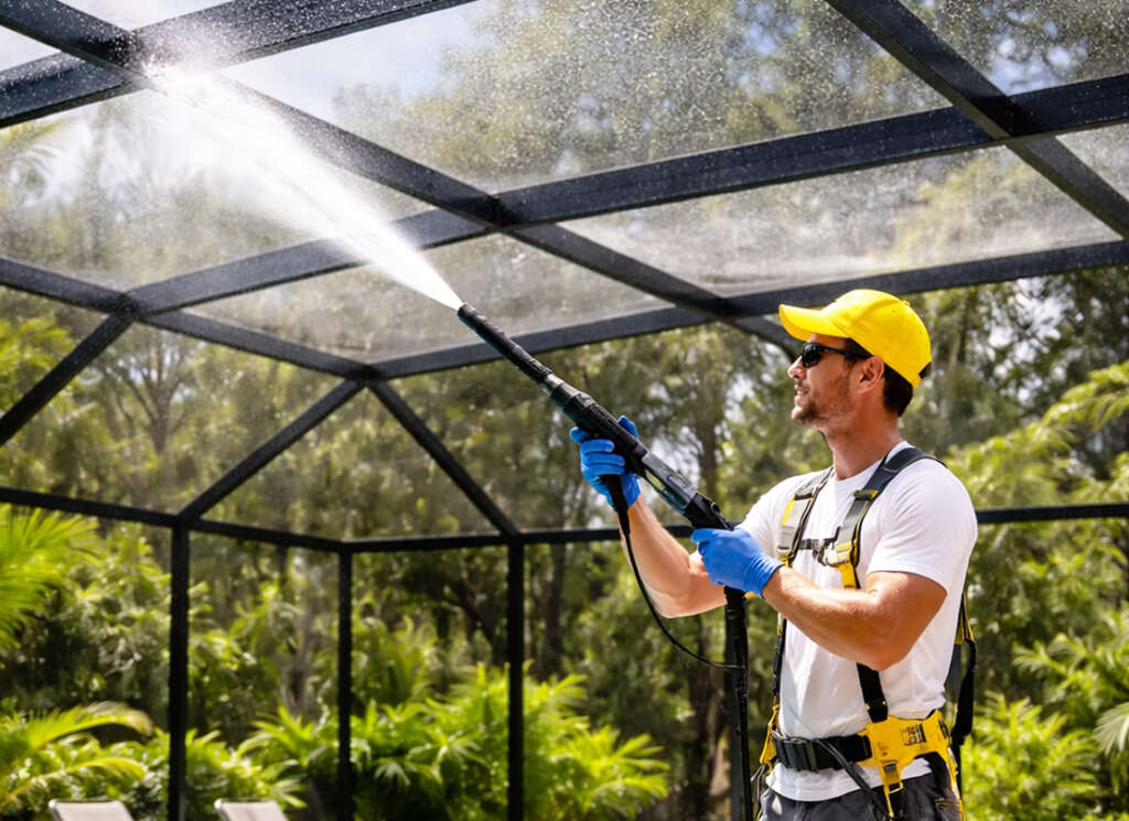 pool cage repair - Southwest Florida
